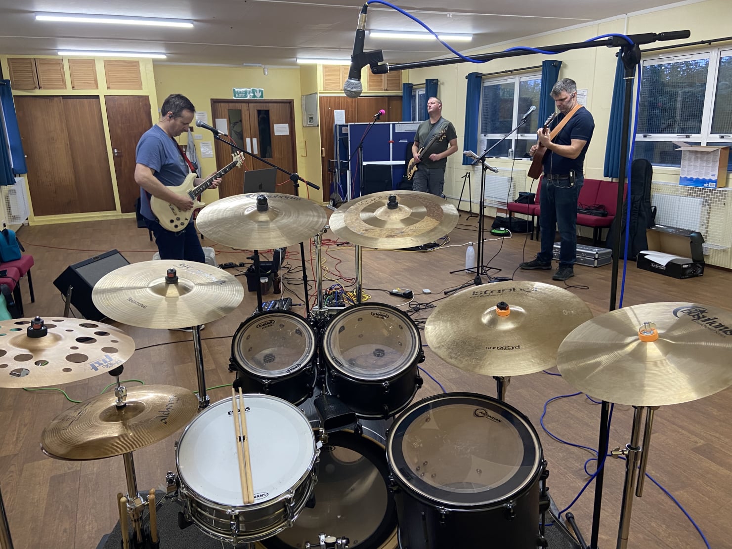 Rehearsal at our usual spot